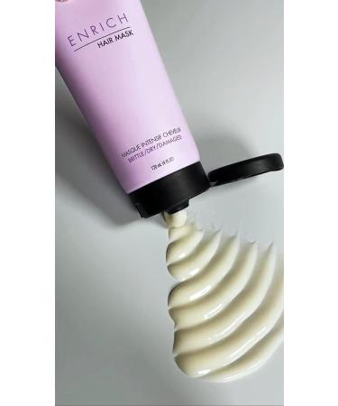 Josh Rosebrook Enrich Hair Mask - 4 fl oz | Deep Conditioning Treatment for Dry & Damaged Hair - Buy Online on GoSupps.com