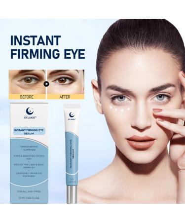 Instant Firming Eye Serum 15ml(0.49 oz) Targets Under-Eye Bags Wrinkles Dark Circles & Fine Lines | Anti-Aging Formula | For Daily Use - Buy Online on GoSupps.com