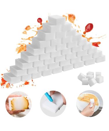 Dirt radier sponge 100 pieces of etching sponge spell magic eraser melamine sponge miracle sponge white cleaning sponge cleaning sponge for household kitchen wall bathroom shoe sponge 100 pieces - Buy Online on GoSupps.com