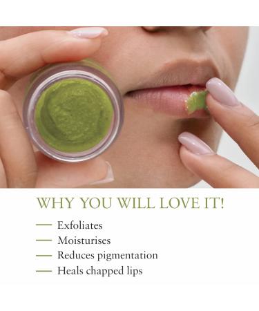 Just Herbs Organic Moisturizing Lip Scrub with Liquorice for Dry Chapped & Smoker Lips - SLS & Paraben Free Cardamom 15gm - Buy Online on GoSupps.com