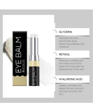 Retinol Eye Cream Serum Eye Treatment Balm Deeply Moisturizing Gentle on Skin Reduces Fine Lines Moisturizing Eye Cream for Women Suitable for All Skin Types (2PCS) - Buy Online on GoSupps.com