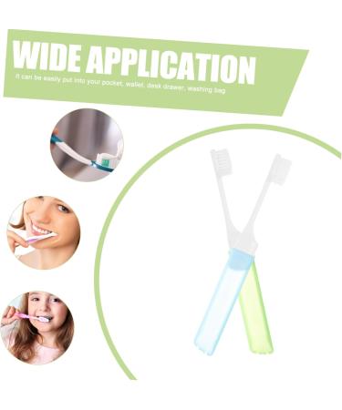 Mobestech 50pcs Portable Toothbrush Cleaning Brush Set - Folding Essential Travel Accessories - Buy Online on GoSupps.com