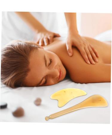 Shop Abaodam 2-in-1 Horn-Schablett Tools | Jade Gua Sha Board for Beauty Body Care & Massage | Thai Hand-Foot Spa - Buy Online on GoSupps.com