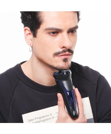 Buy Waterproof Electric Razor for Men | Professional 3D Rotary Shaver & Beard Trimmer - Rechargeable & International Shipping - Buy Online on GoSupps.com