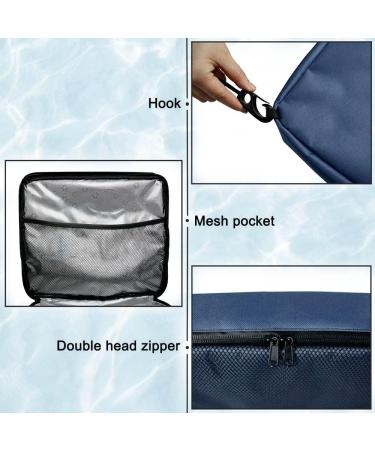 LITEMATIRA Paddle Board Deck Cooler Bag - Blue | Kayak & Surfing Accessories Organizer with Mesh Top Pocket | SUP & Surfboard Storage | 4 Suction Cups - Buy Online on GoSupps.com