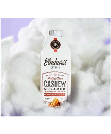 Elmhurst 1925 Cinnamon Churro Cashew Creamer Cr me v g tale de cajou la cannelle Cr meux et polyvalent Id al pour caf th desserts et plus 750 ml - Buy Online on GoSupps.com