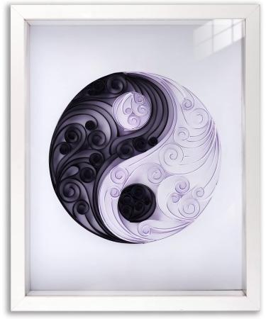 Uniquilling Quilling Kit Paper Quilling Kit for Adults Beginner  Handmade DIY Craft Quilling Paper Filigree Painting Kit Tools  Home Room Wall Art Decor Perfect Gifts   8*10-inch Yin Yang (Basic) Yin Yang Basic - Buy Online on GoSupps.com