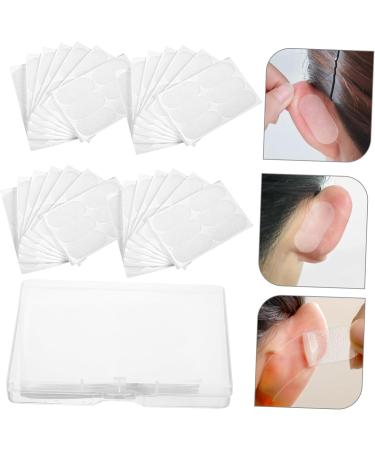 EXCEART 60pcs Elf Ear Stickers | Silicone Ear Tape Cosmetics | Vertical Ear Corrector | White Silica Gel | 3.8x1.7cm - Buy Online on GoSupps.com