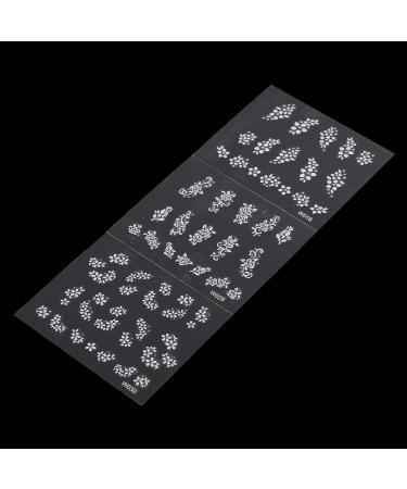 50 Sheets Nail Stickers 3D Flower Nail Art Stickers Decals Decal DIY Decoration Tools - Buy Online on GoSupps.com