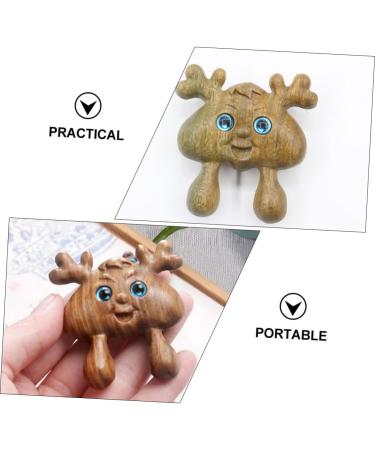 Fomiyes Small Wooden Foot Massager Device for Enhanced Circulation | International Shipping Available - Buy Online on GoSupps.com