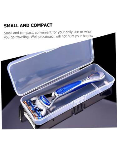 Minkissy 20 STK Razor Storage Box | Travel Case for Safety Razor | Protective Cover & Holder | 14.7x5.7cm Plastic Travel Bag | International Shipping Available - Buy Online on GoSupps.com