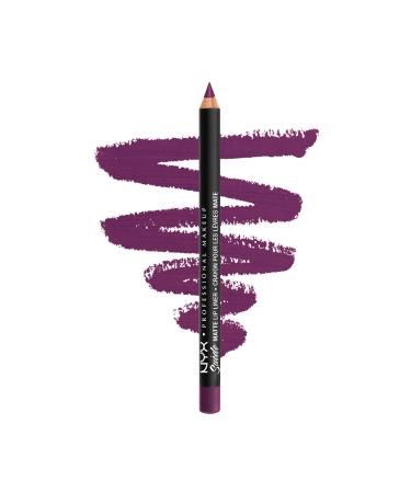 NYX PROFESSIONAL MAKEUP Suede Matte Lip Liner  Vegan Formula - Subversive Socialite (Wine Purple) Subversive Socialte 1 Count (Pack of 1)