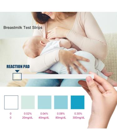 25 Breast Milk Alcohol Test Strips - Accurate Detection for Breastfeeding Mothers | Safe Lactation Testing - Buy Online on GoSupps.com