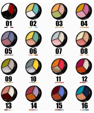 Hot Nail Manicure for DIY Drawing Soak Off Gel Three-color Solid Canned Gel Pre Gel Painting Gel(06) Style06 - Buy Online on GoSupps.com