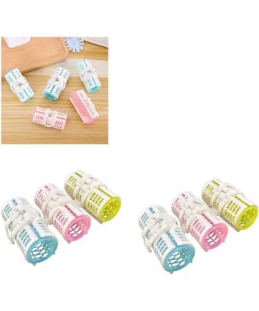 12Pcs Women Plastic Hair Curler Hair Curler Grip Cling Hairdressing Clips Curly Hair Style Curling Tools For DIY Or Hairdressing - Buy Online on GoSupps.com