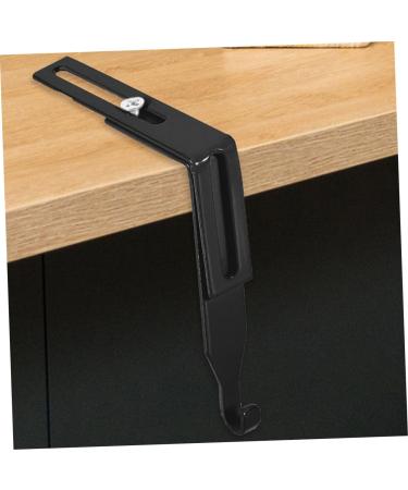 ABOOFAN 2pcs Metal Cabinet Hooks Heavy Duty Clothes Hanger Towel Hooks Metal Hook Wall Hanging Household 8.00X7.00X1.20CM Black - Buy Online on GoSupps.com