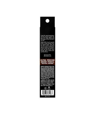 E.L.F. Ultra Precise Brow Pencil - Neutral Brown 0.002 oz | Perfect Eyebrow Definition - Buy Online on GoSupps.com