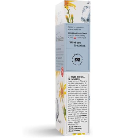 Arlberger Arnika Gelee 60ml | Cooling Decongestant Gel for Sunburn Insect Bites & Sprains | All Skin Types | Shop Internationally - Buy Online on GoSupps.com