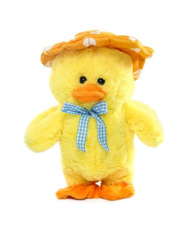 seOSTO Crawling Duck Talking Duck Toy Repeating Soft Dolls Dancing Duck Toy Singing 30 English Songs Interactive Baby Toys Gifts Mimic Toy Duck for Kids Toddlers Babies Singing+talking+walking