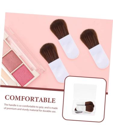 FRCOLOR 1set Blush Brush Facial Makeup Brush Travel Makeup Brush Mini Brush Lady Makeup Tools Mini Blush Cheekbones Brush Flawlessly Contours Brush Plastic Handle Cosmetic Thumb White Miss - Buy Online on GoSupps.com
