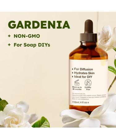 Gardenia Essential Oil for Diffuse & Vanilla Essential Oil for Diffuser Set - Aromatherapy Grade Essential Oils Set - 2X 4 Fl Oz - Kukka - Buy Online on GoSupps.com