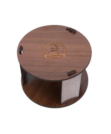 Ipetboom Neck Paper Holder Neck Strip Holder Wood Neck Paper Dispenser Wooden Box Disposable