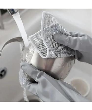 LONGLUAN Non-damaging Metal Bamboo Charcoal Cleaning Cloth Circularite Cleaning Pads Palutia Clean Cloth Non-Scratch Wire Dishcloth Resuable Double-Sided Mesh Metal Wire Cleaning Rag (10 Pcs) - Buy Online on GoSupps.com