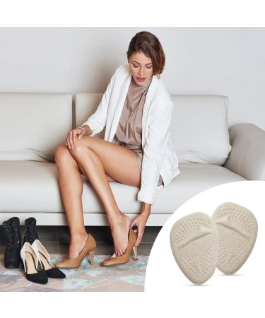 Uraqt FuSpolster Pads - 6 Pairs of Silicone Forefoot Gel Pads Anti-Slip High Heels Shoe Inserts Forefoot Protection Insoles - Buy Online on GoSupps.com