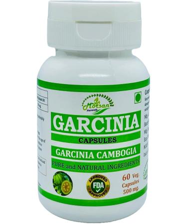 Buy Natural Pure Herbal Garcinia Cambogia Extract Capsules - Highest Potency 100% Herbal | 60 Veg. Capsules (Pack of 4) - International Shipping Available - Buy Online on GoSupps.com