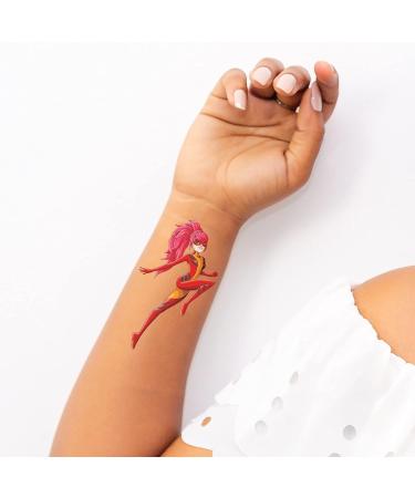 Miraculous World Shanghai Ladydragon Temporary Tattoos - 10 Sheets with Gold Metallic Accents | Ladybug, Cat Noir, Lady Dragon, Renren, Renlings & More | MADE IN USA | Skin Safe | Party Supplies - Buy Online on GoSupps.com