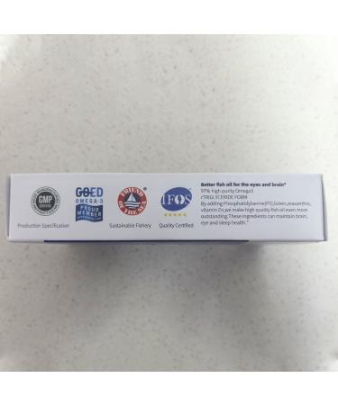 Kzufy Kids Omega-3 Fish Oil 2500mg Brain & Immune Support with PS Choline & Lutein Gluten-Free 30 Softgels - Buy Online on GoSupps.com