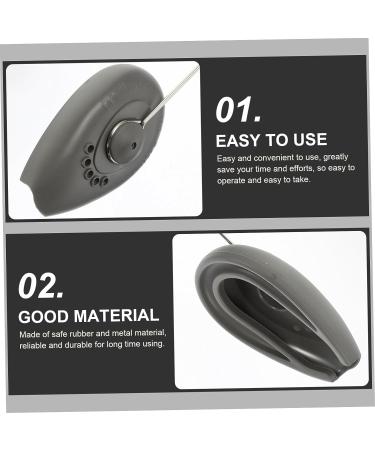 Baked Oil Silicone Hair Dye Cap 2pcs with Ear Protectors - Black 20X14.2CM - Buy Online on GoSupps.com