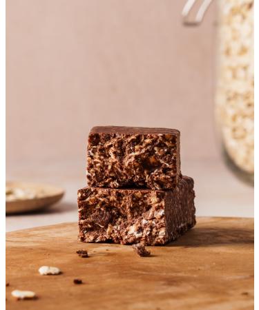 Naturally Pam Oat Bar - Vegan Gluten-Free & Cane Sugar-Free - Delicious Soft Brownie Cereal Bar by Pamela Reif (12x40g) - Buy Online on GoSupps.com