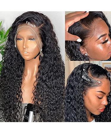 30 Deep Wave Lace Front Wig Human Hair - 13x6 Curly Wigs for Black Women - Buy Online on GoSupps.com