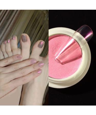 Aurora chrome nail powder firm aurora iris multi mirror effect mermaid neon laser ice cream transparent powder manicure pigment glitter fairy dust nail art decor color-03