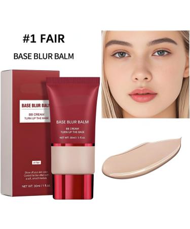  SONGVISON Blur Balm Base: Lightweight matte BB cream with buildable full coverage for instant radiance and flawless makeup hypoallergenic oil-free formula long-lasting all-day wear - Buy Online on GoSupps.com