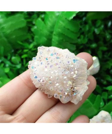 Home Decoration Crystal Cluster Natural Aura Angel Quartz Cluster Plating Gemstone Cluster fengshui 30-50g Stones Home Goods ZJGIDTEM (Size : 3pcs) - Buy Online on GoSupps.com