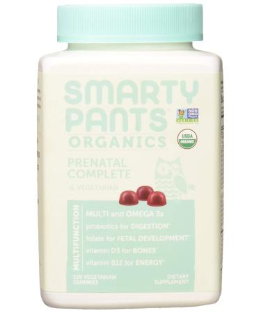 SMARTYPANTS Organic Complete Prenatal Gummies 120 CT
