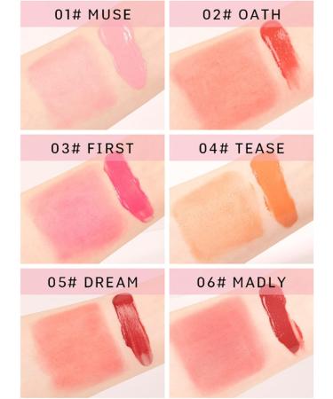Liquid Blusher 19ml Moisturizing Face Blush Lasting Blendable Lightweight for Party for Outdoor (04#TEASE) - Buy Online on GoSupps.com