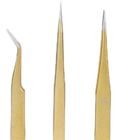 Graft Eyelashes Tweezers Ergonomic Manicure Tweezers Strong Biting Strength Exquisite Acid Proofing Antimagnetic for Manicure for Graft Eyelashes for DIY - Buy Online on GoSupps.com