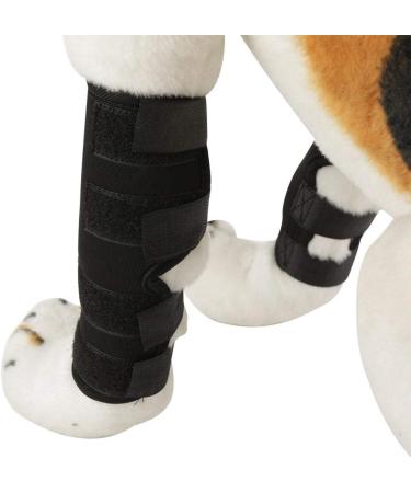 2PCS Dog Leg Brace Dogs foreleg/Rear Legs Surgical Injury Wound Protector Hock Joint Wraps Kneecap for Injuries Sprains Arthritis (Black M) - Buy Online on GoSupps.com