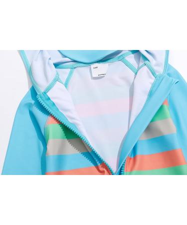 BONVERANO Baby Boys Full-Zip Hoodie Swimsuit with UPF 50+ Sun Protection | 6-9 Months - Buy Online on GoSupps.com