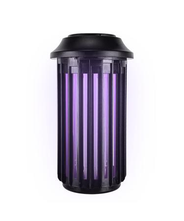 SEFAX Solar Mosquito Killer Lamp Outdoor Waterproof Mosquito Killer LED Electric Fly Trap Electric Shock Mosquito Killer for Bedroom Living Room Kitchen Office
