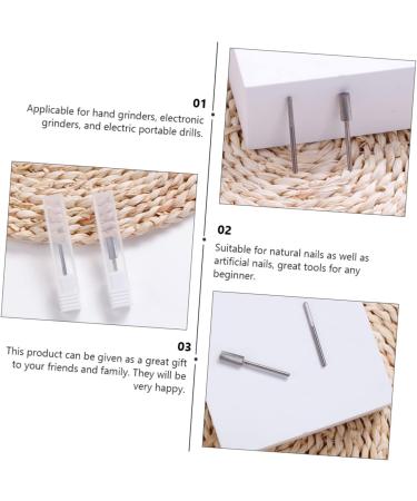 minkissy 1pc Tungsten Steel Grinding Head Nail Drill Diamond Grinding Head Manicure Drill Bits Nail Polish Grinding Head Manicure Grinding Head Nail Bits Tungsten Steel Nail to Rotate Clean 3.75x0.23cm - Buy Online on GoSupps.com