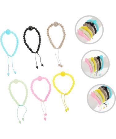 DOITOOL 12 pcs Glass Meditation Wrist Beads - Ethnic Gemstone Beaded Bracelets for Women and Men - Elastic Yoga Bracelet Set - Assorted Colors - 1.4x1.4CM - Buy Online on GoSupps.com