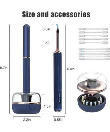 BEBIRD Ear Wax Removal Tool - Upgraded 10MP HD Camera 2-in-1 Tweezer & Rod WiFi Smart Ear Cleaner for iPhone & Android - Yellow - Buy Online on GoSupps.com