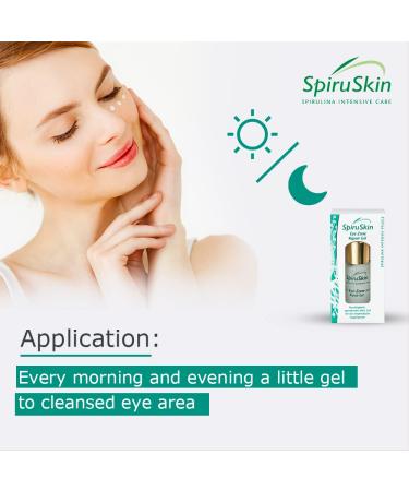 Spiruskin Eye Zone Repair Gel 30ml - Revitalize & Brighten Your Eyes | International Shipping Available - Buy Online on GoSupps.com