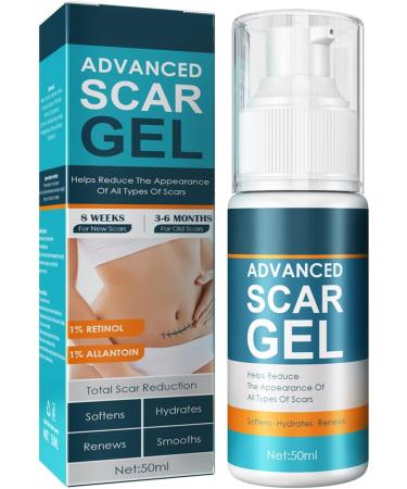 Scar Cream Gel - Fast Absorbing Tummy Tuck & Keloid Treatment for Acne, Repair & Cold Compress - Improve Skin Scar Appearance - Buy Online on GoSupps.com