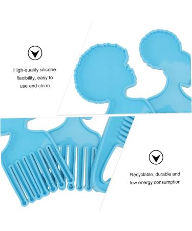 DIYEAH 6 Pcs Comb Silicone Mold Dessert Molds Comb Mold DIY Comb Silicone Molds Combs for Women Comb Resin Molds Manual DIY Mold Creative Silicone Mould Modeling Hair Comb Accessories - Buy Online on GoSupps.com