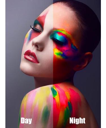 Ebanku 12 Vibrant Neon Nail Glitter Powder - Rainbow Nail Art Decoration for Stunning Gel Nails | International Shipping Available - Buy Online on GoSupps.com